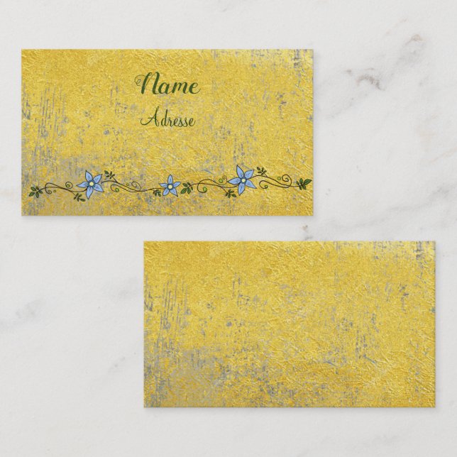 Golden Card (Front/Back)