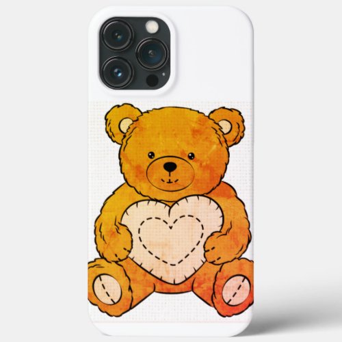 Golden Care Bear iPhone 13 Pro Max Case