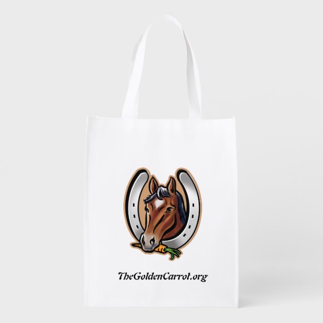 Golden Carrot LOGO Shopping Tote (Back)