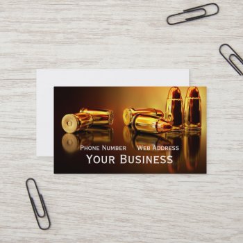 Golden Cartidges Business Card by DakotaInspired at Zazzle