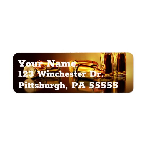 Golden Cartidges Business Card  Label