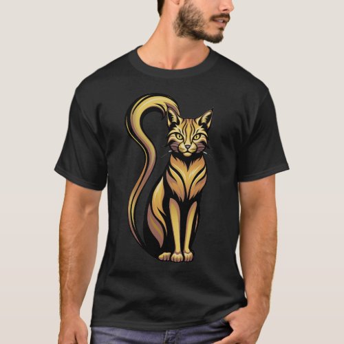 Golden Cat T_Shirt