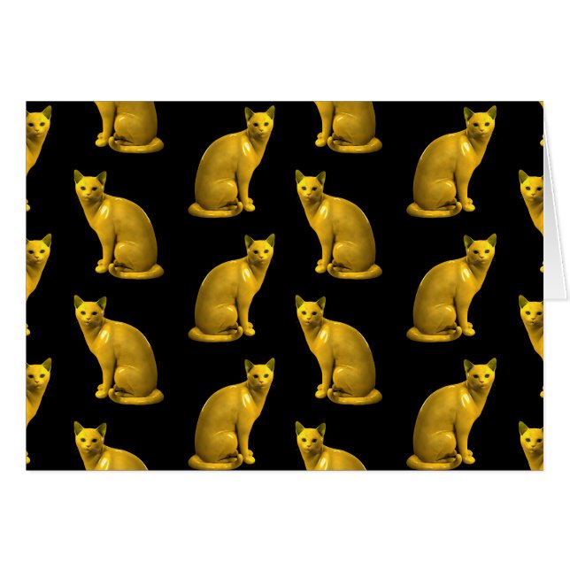 Golden Cats Cards (Front Horizontal)