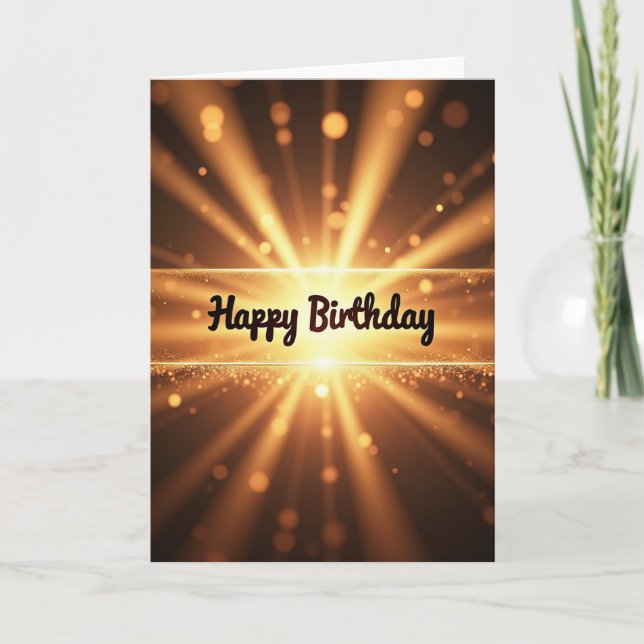 Golden Celebration Card (Front)