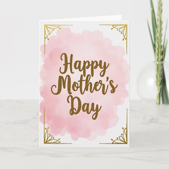 Golden Celebration Message Card (Front)