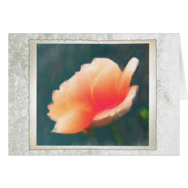 Golden Celebration Rose Cards (Front Horizontal)