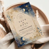 Golden Celestial Night Wedding