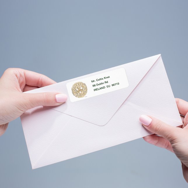 Golden Celtic Knot Label (Creator Uploaded)