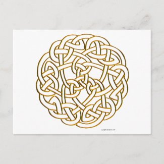 Golden Celtic Knot