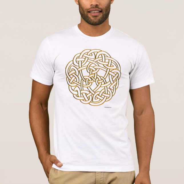 Golden Celtic Knot T-Shirt (Front)