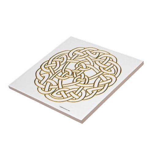 Golden Celtic Knot