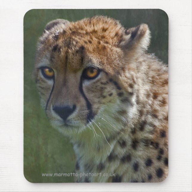 Golden Cheetah Mousemat Mouse Pad (Front)