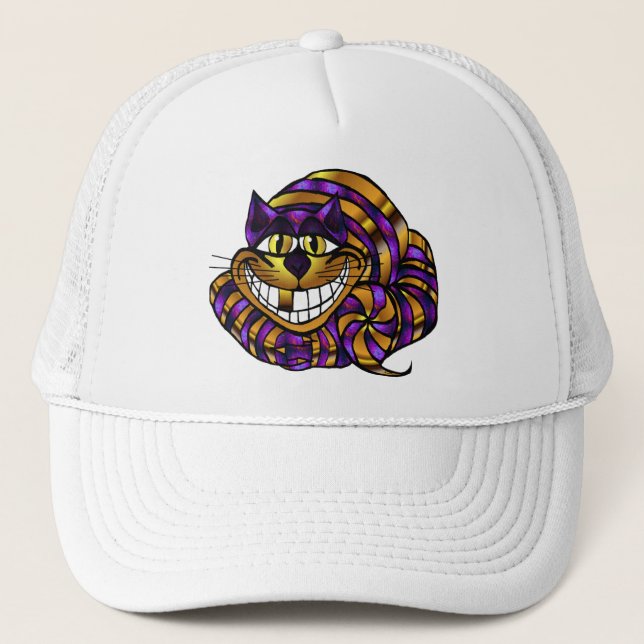 Golden Cheshire Cat Cap (Front)
