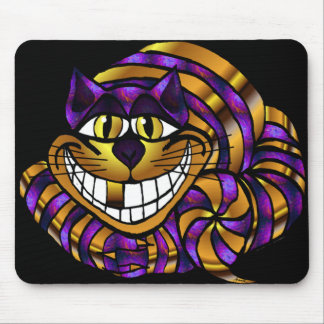 Golden Cheshire Cat Mousepad
