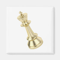 Golden chess king