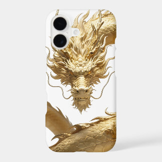 Golden Chinese Dragon Art | Mythical Creature Fant iPhone 17 Case