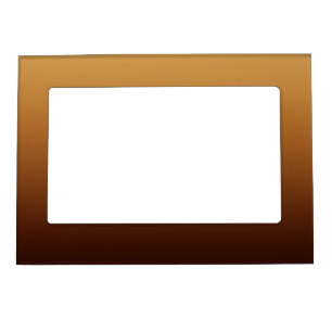 Golden Chocolate Brown Warm Colors Magnetic Frame