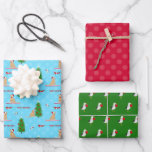 Golden Christmas Beach Day Gift Wrap Set 3<br><div class="desc">Bring a bit of all things coastal and dogs to all of your Christmas gifts this year! Shop the line at Naptown Tails!</div>