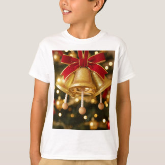 Golden Christmas Bells T-Shirt