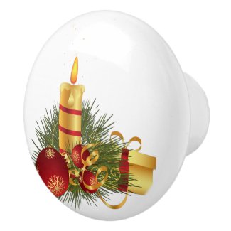 Golden Christmas Candle