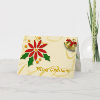 Golden Christmas Card