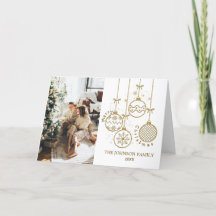 Golden Christmas Decoration Balls Photo