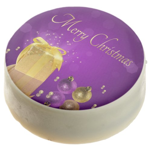 Golden Christmas Gift Box Chocolate Dipped Oreo