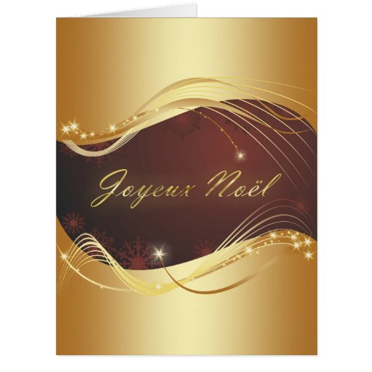 Golden Christmas motive with red background... (Front)