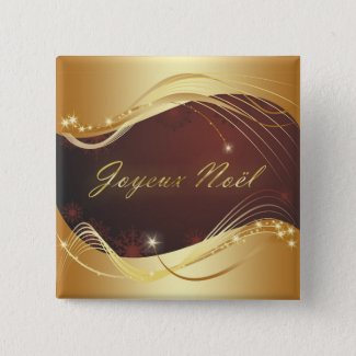 Golden Christmas motive with red background