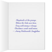 Golden Christmas Nativity Big Card (Inside (Right))