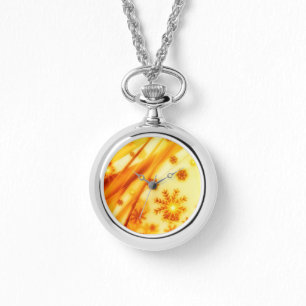 Golden Christmas Snowflakes Watch