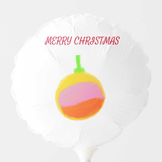GOLDEN CHRISTMAS TREE SCRPT CALLIGRAPHY BALLOON (Front)