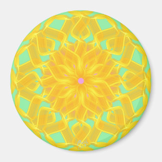 Golden Circle by Power Flower Magnet