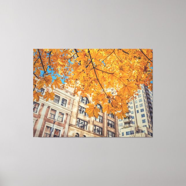 Golden City Canvas Print (Front)