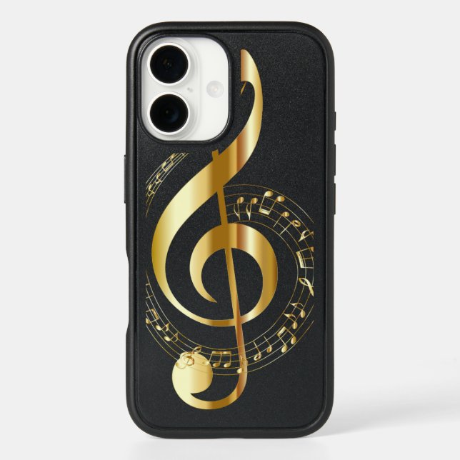 Golden Clef Otterbox Apple iPhone 16 case (Back)