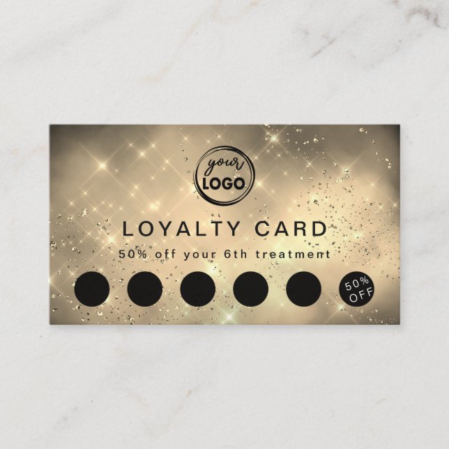 golden cloud loyalty card (Front)