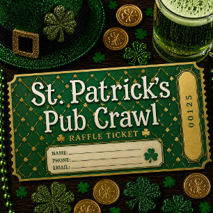 Golden Clovers Emerald Sky Raffle Tickets