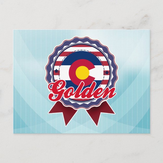 Golden, CO Postcard (Front)