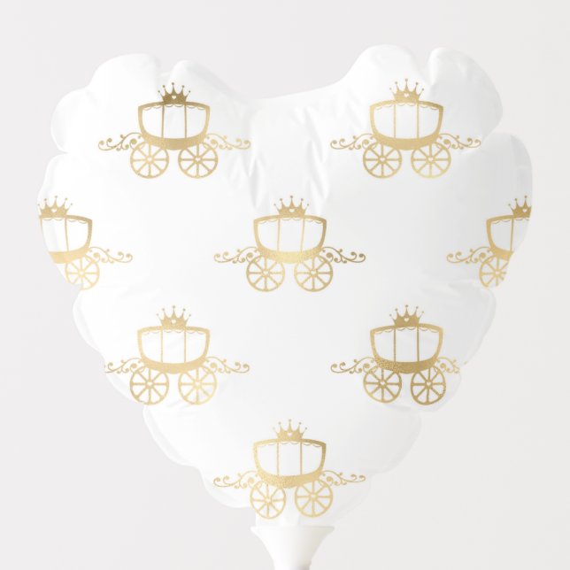 Golden Coaches Cinderella Princess Royal Magic Balloon (Front)