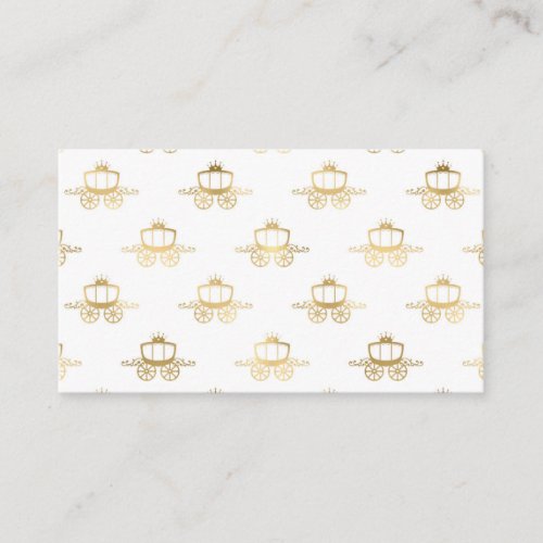 Golden Coaches Cinderella Princess Royal Magic Business Card