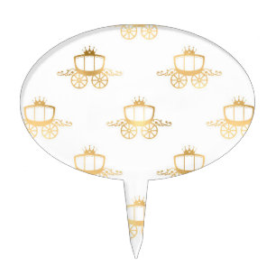 Golden Coaches Cinderella Princess Royal Magic Cake Topper