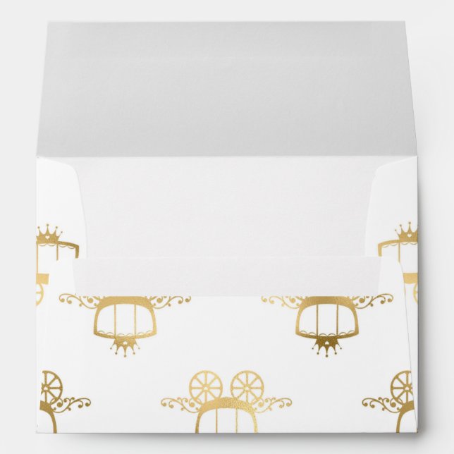 Golden Coaches Cinderella Princess Royal Magic Envelope (Back (Bottom))