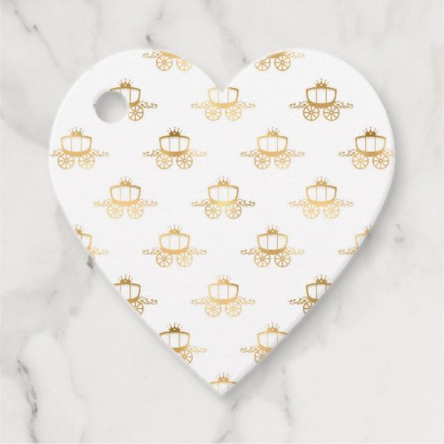 Golden Coaches Cinderella Princess Royal Magic Favor Tags