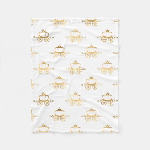 Golden Coaches Cinderella Princess Royal Magic Fleece Blanket