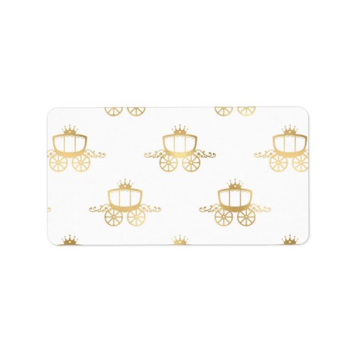 Golden Coaches Cinderella Princess Royal Magic Label