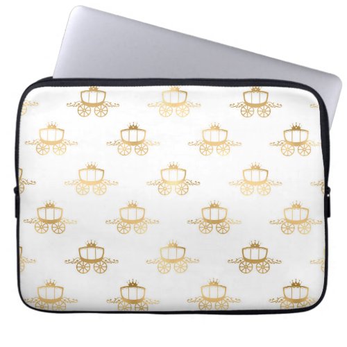 Golden Coaches Cinderella Princess Royal Magic Laptop Sleeve