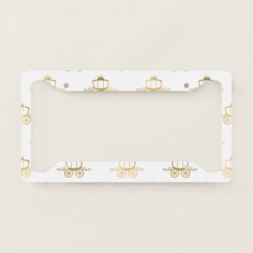 Golden Coaches Cinderella Princess Royal Magic License Plate Frame