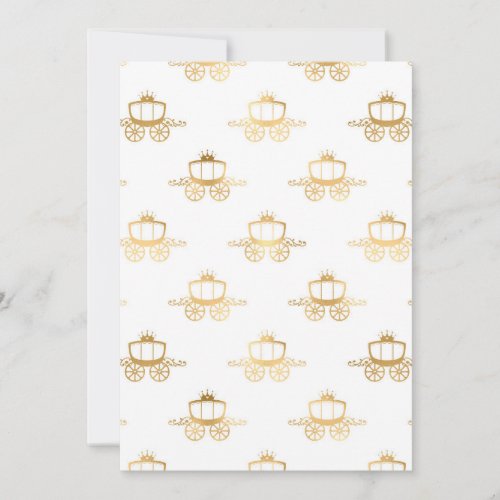 Golden Coaches Cinderella Princess Royal Magic Thank You Card