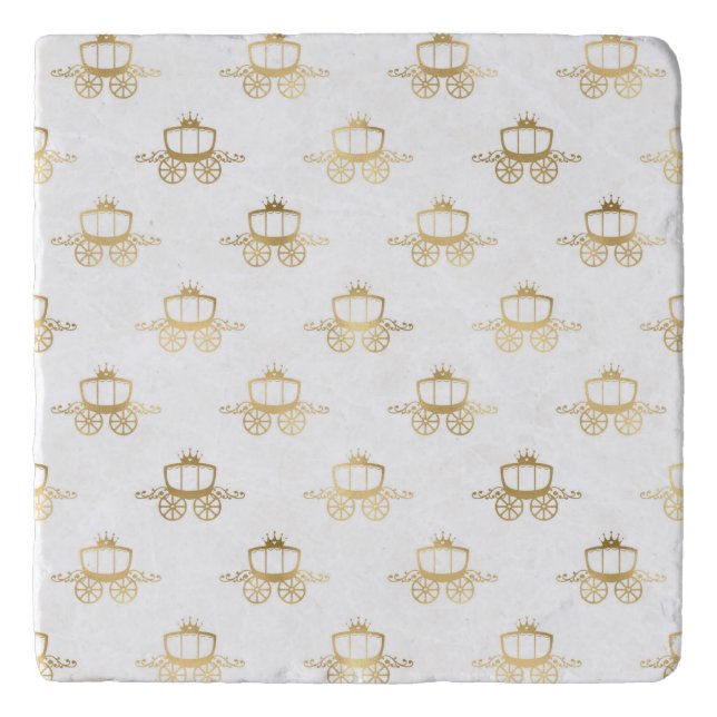 Golden Coaches Cinderella Princess Royal Magic Trivet (Front)