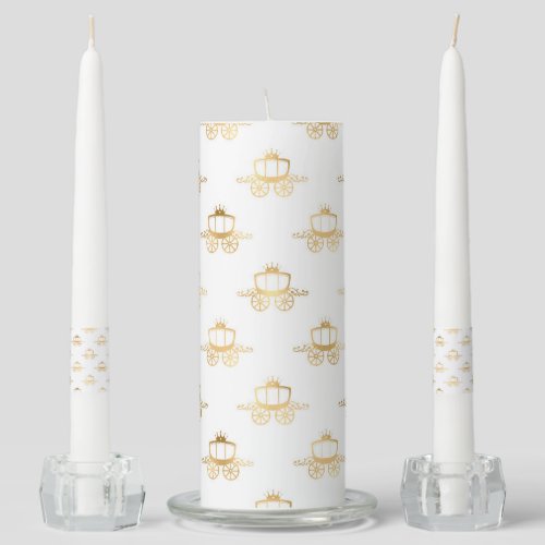 Golden Coaches Cinderella Princess Royal Magic Unity Candle Set